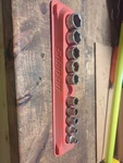 Matco Sockets With Snap-on PAKTY240 Magnetic Tray Holder. Fixed Price $75.00.