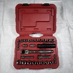 Sears Craftsman 30PC Max Axess Pass Thru Low Profile Socket Ratchet Tool Set. Fixed Price $179.99.