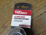Hyper Tough 1/2" Drive Pear Head Ratchet New. Fixed Price $14.00.