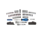 Kobalt 93-PIECE Mechanics Tool Set Polished Chrome Sae & Metric Combination Kit. Fixed Price $64.99.