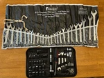 Pittsburgh 25 Pc Chrome Vanadium Combination Wrench Set And Socket. Fixed Price $39.95.