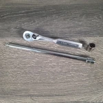Vtg Usa Craftsman Quick Release Ratchet 3/8" Drive VP-44811 + 10" Inch Extension. Fixed Price $22.95.