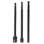 Yakamoz 3PCS Long Impact Grade Socket Adapter Set 1/4" Hex Shank One Size. Fixed Price $16.99.