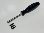 Snap On Tools Usa SSTM40A Black Hard Handle Magnetic Screwdriver W/ 3 Torx Bits. Fixed Price $59.99.