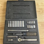 Craftsman Sae Socket Set 1/4" Drive 6 Point W/ratchet Extension 9 44142 Usa Read. Fixed Price $54.95.