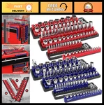 6-PIECE Magnetic Socket Holder Organizer Set For 1/2, 3/8, 1/4 Drive Tool Stor. Fixed Price $70.19.