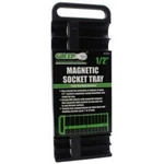 Grip 1/2" Drive Magnetic Sockets Tray Shallow Deep 22 Slot Organizer 67274 Black. Fixed Price $25.97.