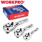 Workpro 3PC Stubby Ratchet Set Quick Release 1/4" 3/8" 1/2" Drive Handle. Fixed Price $29.99.