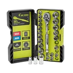 Ryobi 26-PIECE 1/4 In. Drive Ratchet And Socket Set. Fixed Price $34.81.