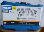 Kobalt PRO90 3/8" Flathead/hex/phillips/torx Bit Driver Socket Set. Fixed Price $43.26.