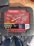 Very Rare Sears Craftsman Usa Nos 42PC Socket Wrench Set Accessory Kit 34845 Mnt. Fixed Price $399.00.