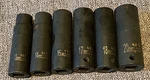 Npt Cr-mo Taiwan 1/2 Drive Point Deep Well Metric Impact Socket Set -6PC. Fixed Price $34.95.