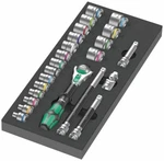 Wera 9721 Zyklop Socket Set 8000 B 3/8" 23PC Ratchet Foam INSERT,150111. Fixed Price $353.65.