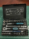 Hazet 854 1/4" Socket Set (missing One Hex). Fixed Price $279.00.