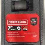 Craftsman 7-PIECE Torx 1/2IN Drive -6 Impact Socket Set CMMT50839 New. Fixed Price $37.99.
