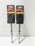 (lot Of 2) Husky 107 385 3/8" Drive Full Polish Quick Release Ratchet. Fixed Price $30.00.