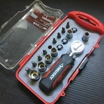 Vtg 1990S Husky 19-PIECE 1/4 In Metric Socket And Screwdriver Bit Set. Fixed Price $9.99.