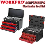 Workpro 450PC/408PC Mechanics Tool Set Heavy Duty Case Box Ratchet Socket Wrench. Fixed Price $229.99.