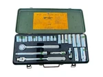 Vintage Pittsburgh Forge 24-PIECE, 3/8" Square Drive Sae Socket Set. Fixed Price $99.00.