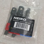 Neiko 00229A Socket Adapter Set 3PC " Drives Drill Power Extension Bars. Fixed Price $9.50.