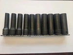 Snap On 310SIMMYA Piece 1/2" Drive Deep 6 Point Metric Impact Socket Set. Fixed Price $149.99.