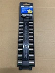 Vintage Craftsman 34434 10PC Deep 1/4" Drive Sae 3/16-9/16 Socket Set Point. Fixed Price $39.99.