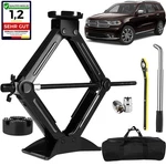 For Dodge Durango 2TON Car Scissor Jack Set Spare Tire Lug Wrench. Fixed Price $71.99.