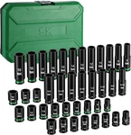 Sk 3/8" Drive Impact Set, 40-PIECE Deep & Shallow Sockets,. Fixed Price $171.99.