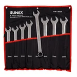 Sunex 8 Piece Metric Full Polished V-groove Combination Wrench Set 9919MA. Fixed Price $151.88.