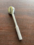 Vintage Fleet Mfg. Usa 1060-1 Ratchet Wrench 1/4 Drive 1/2 Len Fine Tooth. Fixed Price $15.00.