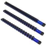 Socket Organizer 3PC Aluminum 1/4 3/8 1/2 Inch Drive Olsa Tools 1016 Blue Holder. Fixed Price $59.99.