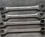 Snap-on Sae Wrench Set VO4446B, VO4042B, OEX36B, OEX34B: 1-1/16 To 1-7/16 Used. Fixed Price $175.00.