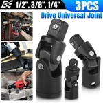 3PCS Impact Universal Joint Swivel Set 1/4" 3/8" 1/2" Drive Tool. Fixed Price $11.38.