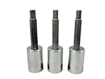 3) Proto 4990 3/8" Metric 5MM Hex Bit Socket Driver. Fixed Price $24.75.