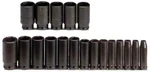 Proto 19 Piece 3/8" Drive Deep Well Impact Socket Set Points, 6MM 24MM R.... Fixed Price $239.06.