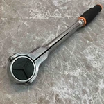 Snap-on FH747 3/8" Drive Soft Grip Swivel Head Ratchet Used. Fixed Price $154.00.