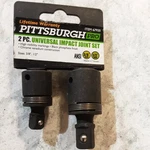 2PC Universal Joint Socket Adapter Set Pittsburgh Pro Usa. Fixed Price $13.99.