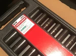 Craftsman Sae 12 Piece 1/2 Inch Drive 6 Point Deep Laser Impact Socket. Fixed Price $150.00.
