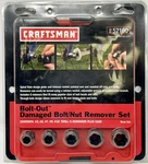 Sears Craftsman Nos 9 52160 Bolt-out Damaged Bolt/nut Remover Extractor Set Usa. Fixed Price $20.99.