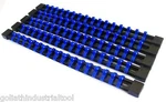 5 Goliath Industrial 1/4" Abs Mountable Socket Rail Holder Organizer Blue SH14BB. Fixed Price $21.99.