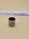 Craftsman Tools Socket 3/4" 34638 3/8 Drive 12 Point Usa. Fixed Price $12.99.