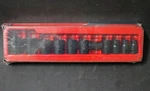 Snap On 311IMYA Piece Sae Shallow Impact Set 3/8 To 1" With Tray. Fixed Price $185.55.