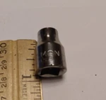 Vintage Craftsman 3/8" Drive 1/4" Point Shallow Socket 44341 Usa. Fixed Price $8.66.