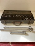Vintage Craftsman 3/4" Drive Socket Piece -12PT- With Case 1/16-2. Fixed Price $216.76.