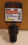 New Craftsman Black Universal Max Axess Through Socket 3/4" 3/8" Drive Sae 31371. Fixed Price $9.95.