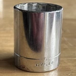 Craftsman 1" Shallow Socket 1/2" Drive 12 Point G Series 47514 Usa. Fixed Price $8.95.