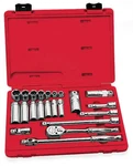Snap-on 222AFSP Pc 3/8" Drive 6-POINT Sae General Service Socket Set. Fixed Price $550.00.