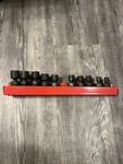 Snap On 3/8" Drive Impact Swivel Flex Ipfm Socket Set Of 10 Includes 9-18MM. Fixed Price $300.00.