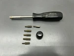 Snap On Tools SSTM40A Black Magnetic Multi Screwdriver - Usa. Fixed Price $25.00.
