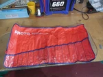 Proto 2441 15-POCKET Red Vinyl Tool Roll. Fixed Price $12.95.